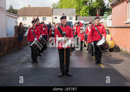 Dorset Youth Marching Band. L'un des organismes de bienfaisance du Maire de Paris. Banque D'Images