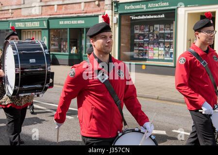 Dorset Youth Marching Band. L'un des organismes de bienfaisance du Maire de Paris. Banque D'Images