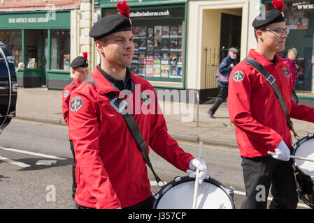 Dorset Youth Marching Band. L'un des organismes de bienfaisance du Maire de Paris. Banque D'Images