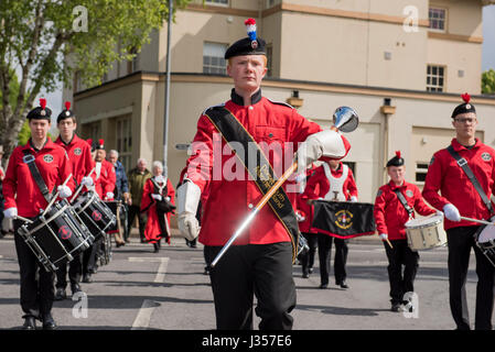 Dorset Youth Marching Band. L'un des organismes de bienfaisance du Maire de Paris. Banque D'Images