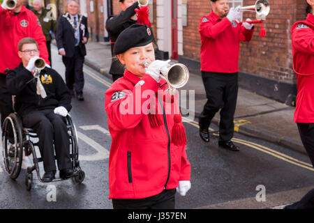 Dorset Youth Marching Band. L'un des organismes de bienfaisance du Maire de Paris. Banque D'Images