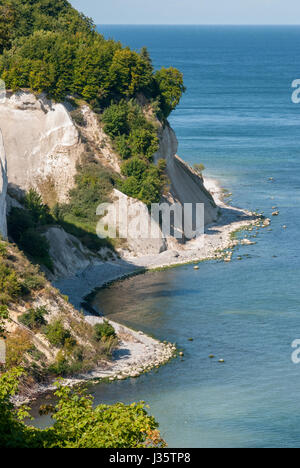 Falaises de craie de Rügen, Allemagne Banque D'Images