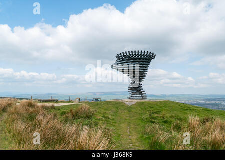 Le chant de l'arbre est un pantopican sonnerie situé à Crown Point plus à Burnley, dans le Lancashire. Banque D'Images