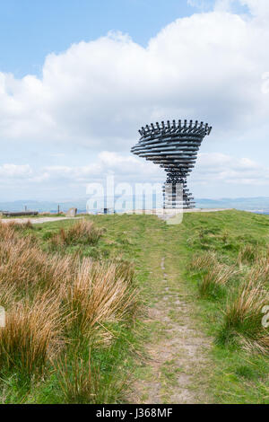 Le chant de l'arbre est un pantopican sonnerie situé à Crown Point plus à Burnley, dans le Lancashire. Banque D'Images