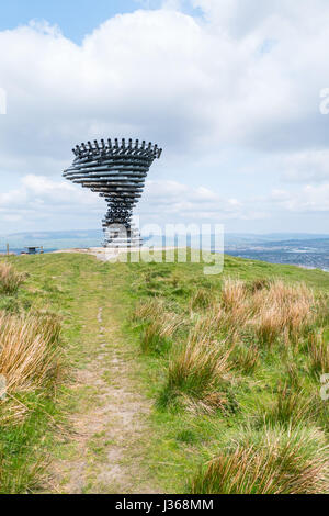 Le chant de l'arbre est un pantopican sonnerie situé à Crown Point plus à Burnley, dans le Lancashire. Banque D'Images