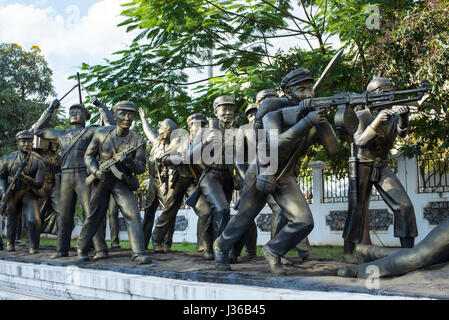 Musée de la défense, Vientiane Banque D'Images