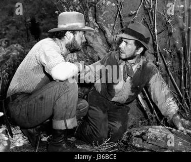 Le Trésor de la Sierra Madre Année : 1948 - États-Unis d'Humphrey Bogart, Tim Holt Réalisateur : John Huston. Il est interdit de reproduire la photo hors contexte de la promotion du film. Il doit être porté au crédit de l'entreprise de film et/ou le photographe attribué par ou autorisé par/admis sur l'ensemble de l'entreprise cinématographique. Limitée à un usage éditorial. Photo12 n'accorde pas le droit à l'image des personnes représentées. Banque D'Images