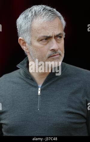 JOSE MOURINHO MANCHESTER UNITED FC MANAGER Banque D'Images