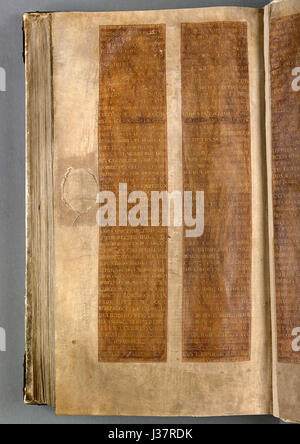 Codex Gigas f286v Banque D'Images