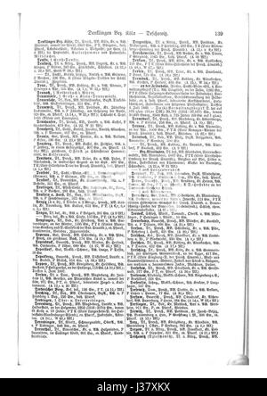 *De Ortslexikon* de Neumann est un ouvrage de référence géographique qui fournit des informations détaillées sur les lieux et les lieux, contribuant ainsi à l’érudition historique et géographique. Cette ressource est précieuse pour les chercheurs et les historiens qui étudient la géographie européenne. Banque D'Images