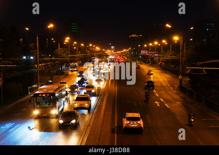 L'autoroute à Beijing Banque D'Images