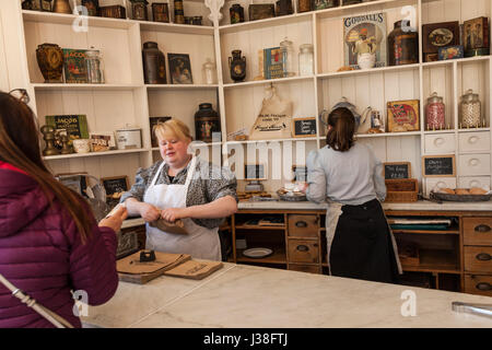 La boulangerie au Beamish Museum,Co.Durham, Angleterre, Royaume-Uni Banque D'Images