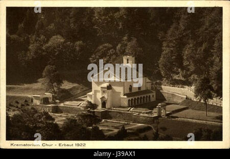 Chur Twilight Totengut Banque D'Images