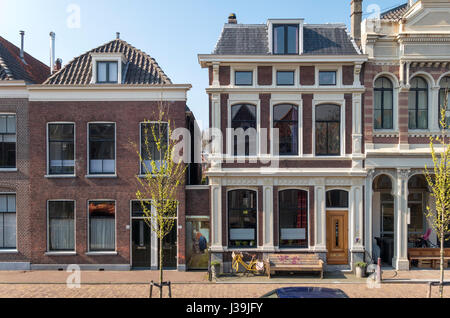 Vermeer de Delft La petite rue. Vlamingstraat 40 et 42 l'emplacement exact de la petite rue par Johannes Vermeer ou Jan.