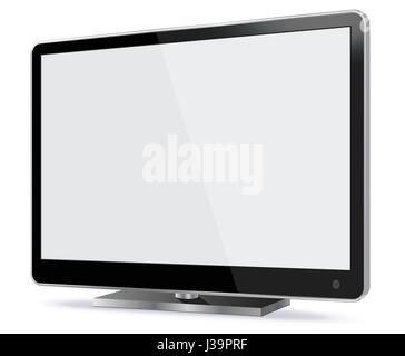 TV Plasma Vector Illustration Illustration de Vecteur