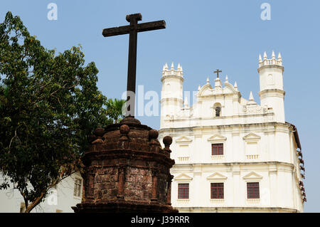 L'Inde, Goa, l'église de Saint François d'assise dans Panaji Banque D'Images