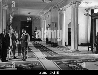 Sovetskaya Hotel à Moscou, 1955 Banque D'Images