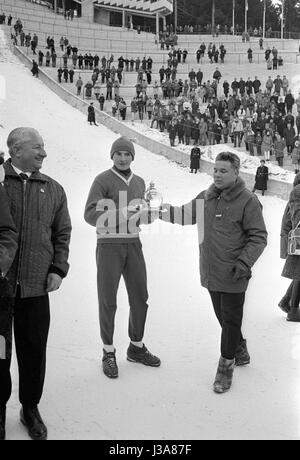 Tournoi de quatre collines 1963/64 : individuelle de saut à Innsbruck, 1964 Banque D'Images