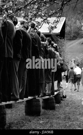 Le Gauder Fest à Zell am Ziller, 1952 Banque D'Images