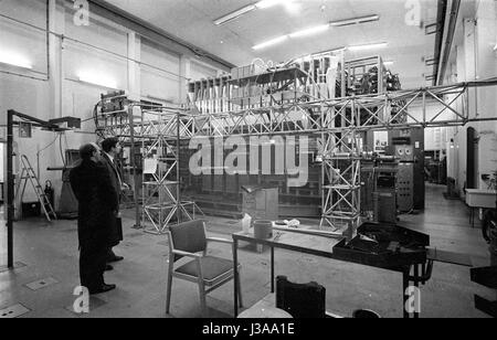 Laboratoire à la PIP en Garching, 1970 Banque D'Images