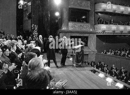 Réouverture de l'Théâtre National de Munich, 1963 Banque D'Images