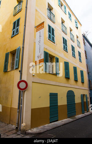 Maison Bonaparte, la maison ancestrale de Napoléon Bonaparte à Ajaccio, Corse. Banque D'Images