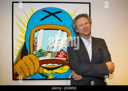 Monaco, Monaco. 06Th Mai, 2017. Monaco, Monte Carlo - Mai 03, 2017 : Scenariste Philippe Graton au vernissage Michel Vaillant à Monaco | Verwendung weltweit Credit : dpa/Alamy Live News Banque D'Images