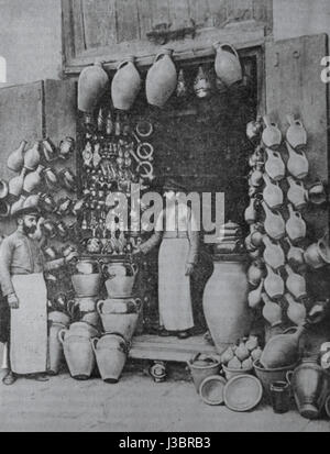 Ermakov. Bazar du Vieux Tbilissi Banque D'Images