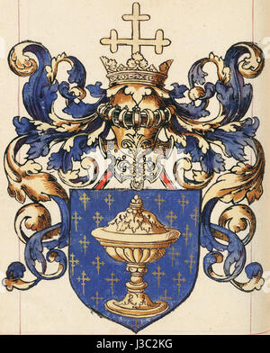 Escudo de Galice Reino de Galicia Banque D'Images