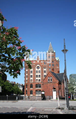 La Speicherstadt Hamburg Banque D'Images