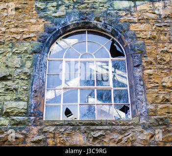 Ancienne usine d'aluminium à Foyers, Ecosse Banque D'Images