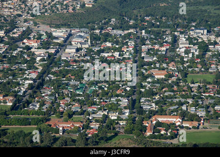 Vue aérienne de l'Est de Graaff Reinet Cape Afrique du Sud Banque D'Images