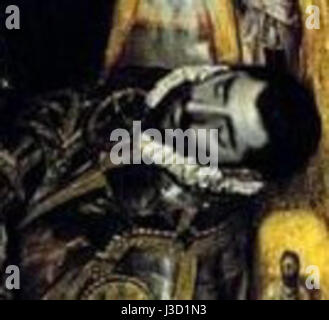 El Greco l'enterrement du comte d'OrgazDetall Sr Orgaz