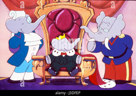 Babar : Roi des éléphants Année : 1999 France / Allemagne / Canada Directeur : Raymond Jafelice Animation Banque D'Images