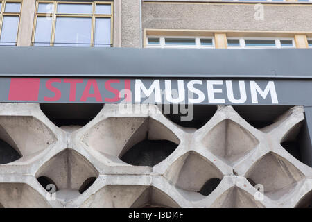 Le Musée de la Stasi Banque D'Images