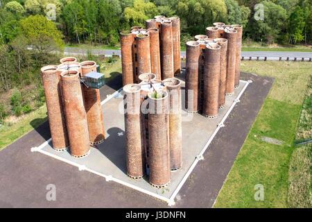 Le Dresden Tours Bio Banque D'Images