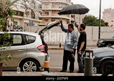 Paysages urbains de Beyrouth, Liban Banque D'Images