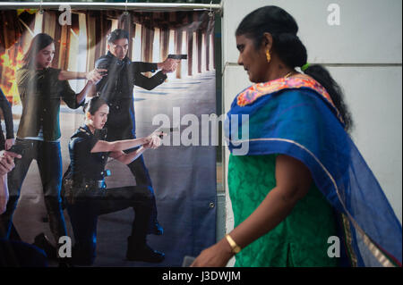 Singapour, République de Singapour, 2016, scène de rue à Little India Banque D'Images