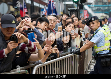 Pro-démocratie à Hong Kong, mars 2017 Banque D'Images