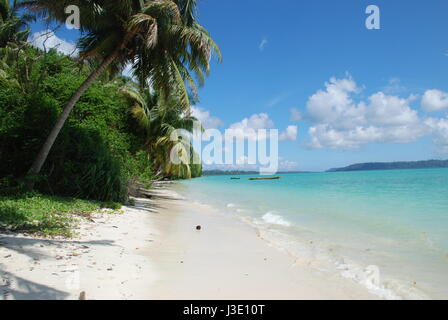 L'une des plus belles plages du monde à les îles Andaman, en Inde. Banque D'Images