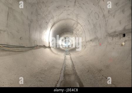 Wien, U-Bahn, Verlängerung der Linie U1 Richtung Oberlaa, Baulos U1/10 Troststraße Banque D'Images