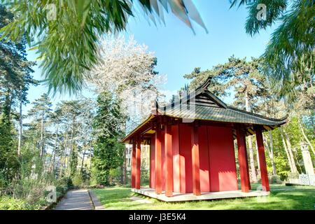 Paris, Bois de Vincennes, le Jardin d'agronomie tropicale Banque D'Images