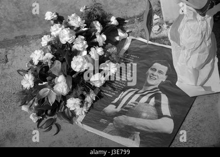 St James Park Bobby Robson hommages Banque D'Images