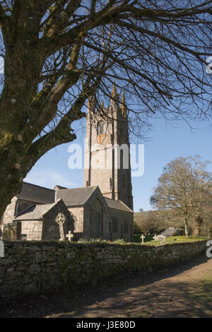 Église de St Pancras, Widecombe dans la Lande, Devon Banque D'Images