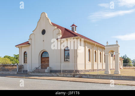 RIVIERSONDEREND, AFRIQUE DU SUD - le 26 mars 2017 : le hall de l'Église Réformée hollandaise à Riviersonderend, une ville dans la province de Western Cape Banque D'Images