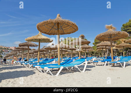 Plage de Cala Millor, Majorque, Espagne Banque D'Images