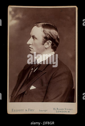 George Nathaniel Curzon 1er marquis Curzon de Kedleston cabinet photographie Banque D'Images