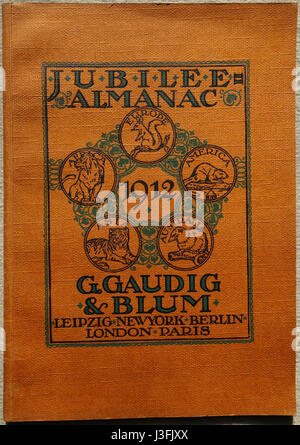 Gaudig & Blum, Leipzig, 1912 Almanach du Jubilé (01) Banque D'Images