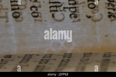 Filigrane p 108 de sacra ampoule 07412 Banque D'Images