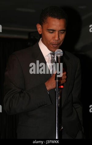 Le sénateur Barack Obama Banque D'Images